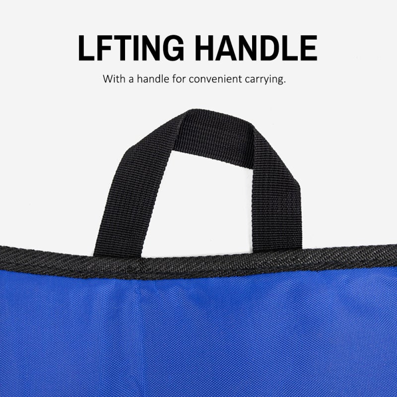 Kayak Paddle Bag Blue Double-Layered Oxford Cloth Split Paddle Storage Bag - Middle Barrier Prevents Friction Defects Transparent Pocket for Team Use - Image 5