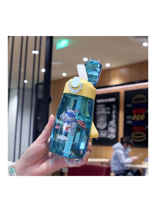 Loquat Cartoon Themed Water Bottle With Straw