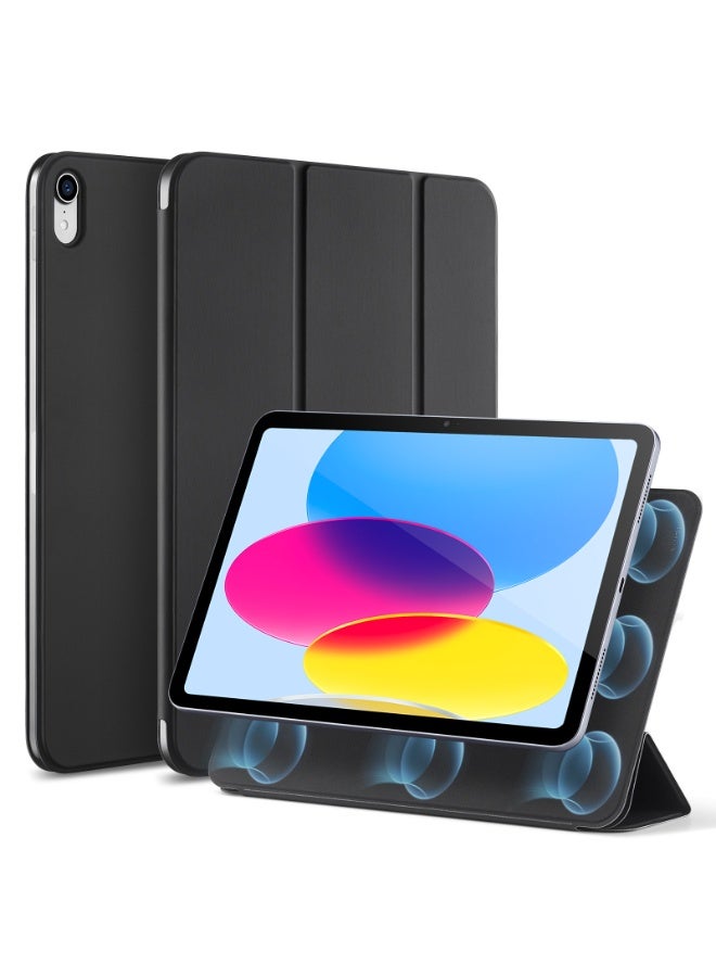 اي اس ار For iPad (A16) 11th/10th Generation Case(2025/2022,10.9 Inch), Convenient Magnetic Attachment, Two-Way Trifold Stand, Lightweight Protection, Auto Sleep/Wake, Rebound Series - Black - Image 1