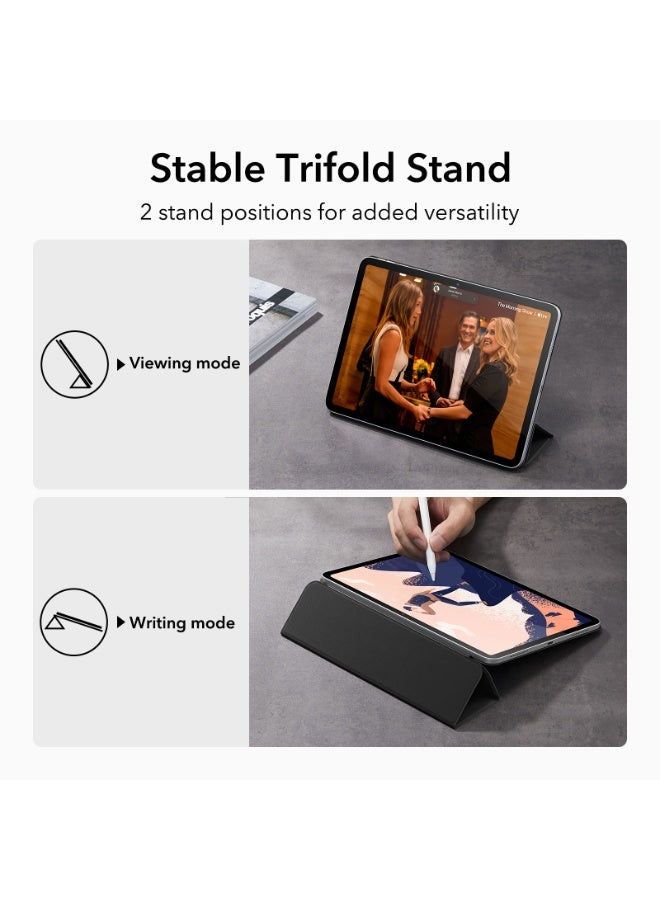 اي اس ار For iPad (A16) 11th/10th Generation Case(2025/2022,10.9 Inch), Convenient Magnetic Attachment, Two-Way Trifold Stand, Lightweight Protection, Auto Sleep/Wake, Rebound Series - Black - Image 3