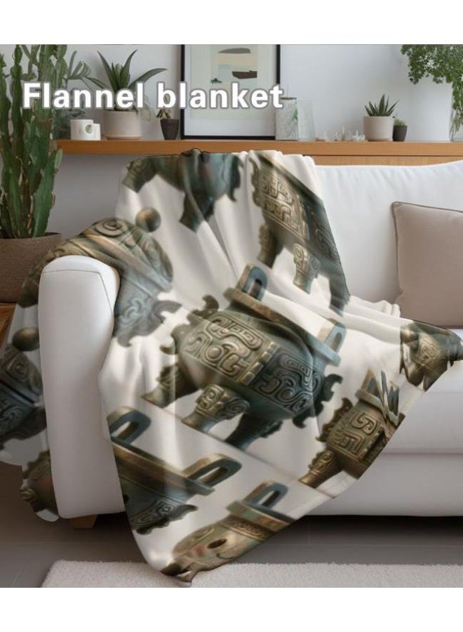 عام بطانية رقيقة من الفانيلا الكرتونية للأطفال والرضع (دافئة ومريحة، ومناسبة للنوم والألعاب) 70 سم * 100 سم - 420 - Image 5