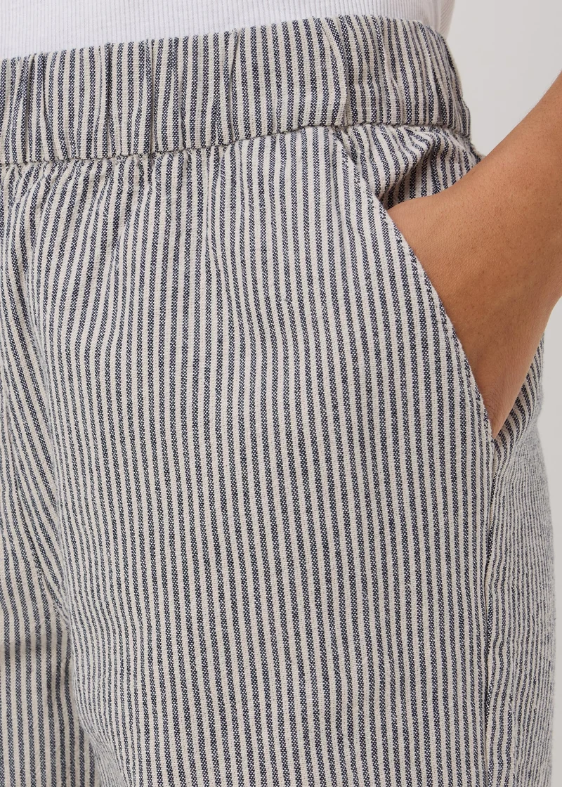 Matalan Grey Stripe Pull On Trousers