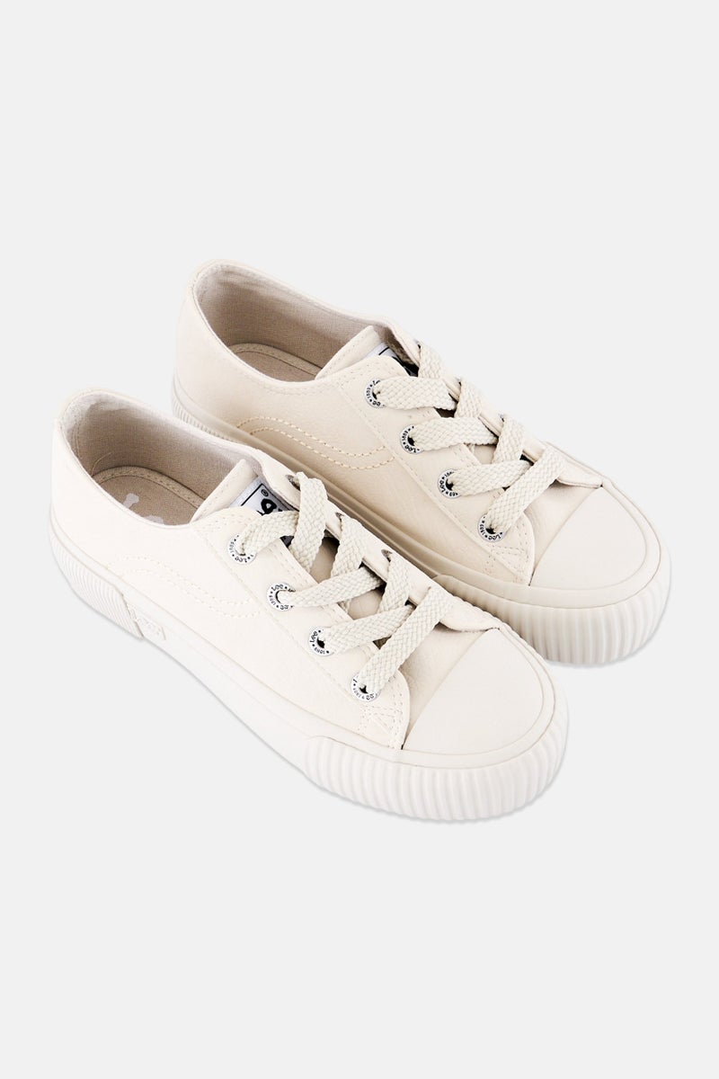 LEE Women Isla Lace Up Casual Shoes, Beige - Image 2