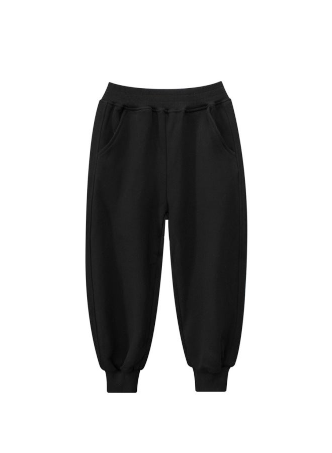 Grrr Autumn Children's Pants Of The New Children's Sports Pants In The Big Children's Solid Color Loose Pants A Generation Of Hair