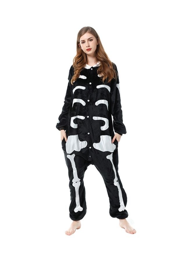 Cute Skeleton Comfy Onesie Pajamas Multicolor - Image 1