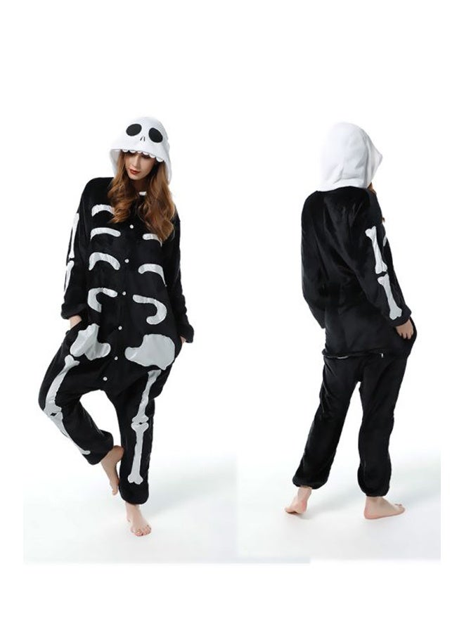 Cute Skeleton Comfy Onesie Pajamas Multicolor - Image 4