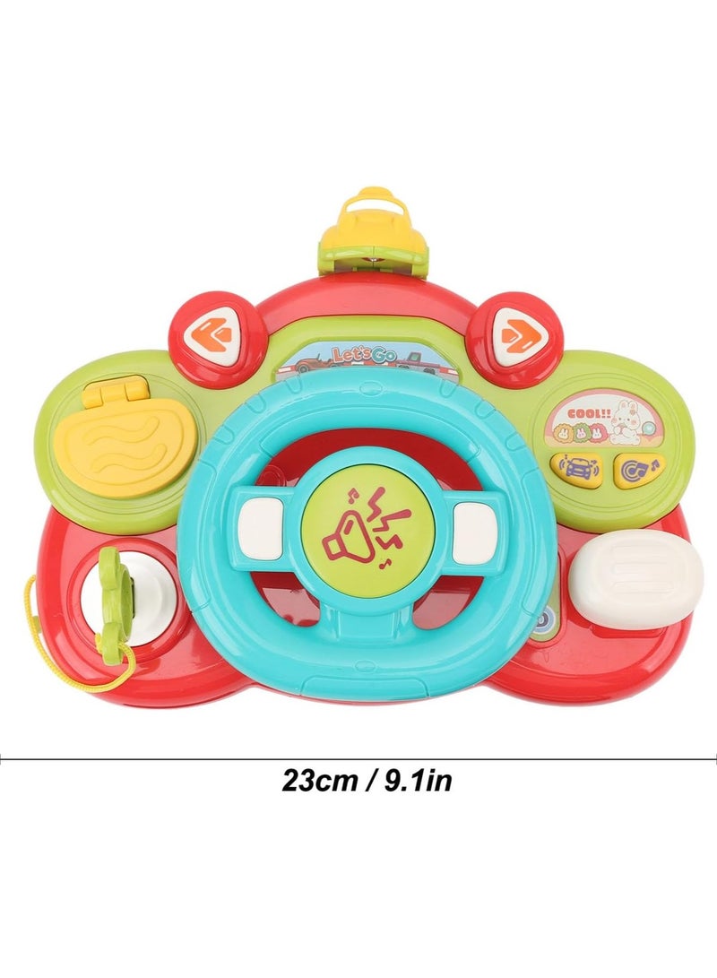 Steering Wheel Toy,Baby Interactive Learning Toy Musical Steering Wheel Toy for Toddler - Image 5