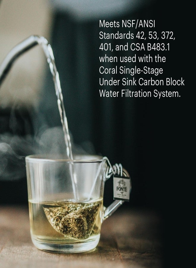 Brondell UF-15 Single-Stage Carbon Block Water Filter Replacement for Coral Under Sink Filtration System, Lasts 6 Months - Image 4