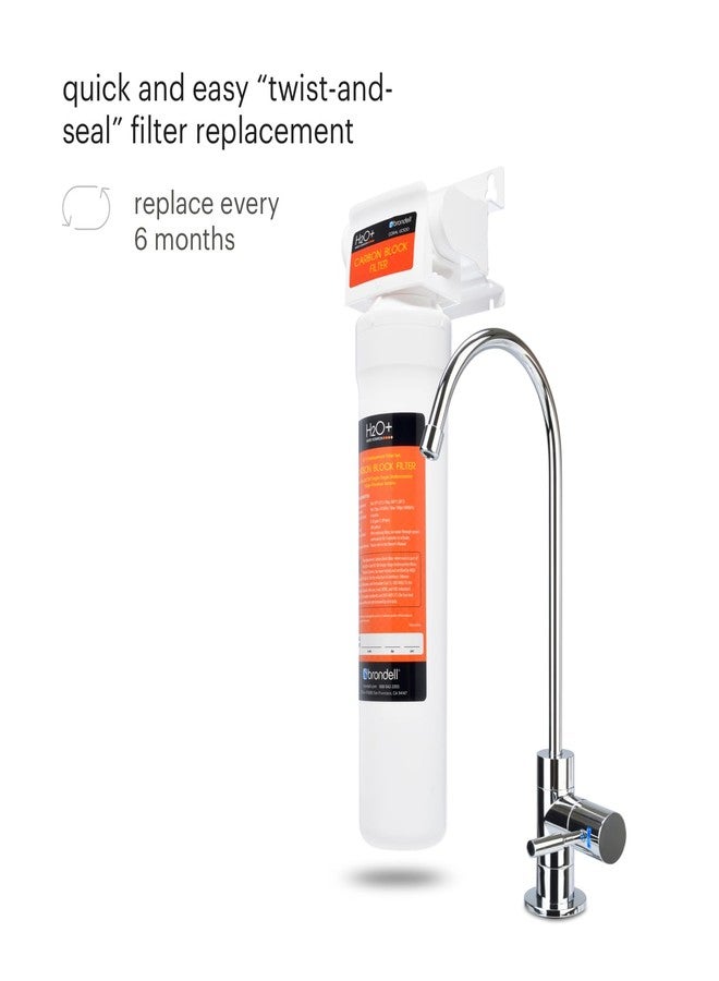 Brondell UF-15 Single-Stage Carbon Block Water Filter Replacement for Coral Under Sink Filtration System, Lasts 6 Months - Image 3
