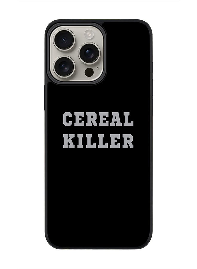 Stylizedd For iPhone 16 Pro Max Case [Compatible with MagSafe] Slim Magnetic cover Phone Case iPhone 16 Pro Max -Cereal Killer - Image 1