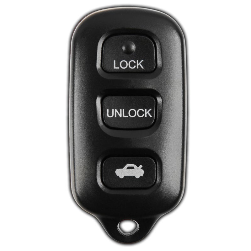 KeylessOption Key Fob for 1998 1999 2000 2001 2002 2003 2004 2005 2006 2007 2008 Toyota Camry Solara Sienna Matrix Pontiac Vibe Remote 3Button Panic GQ43VT14T Programming Guide Included