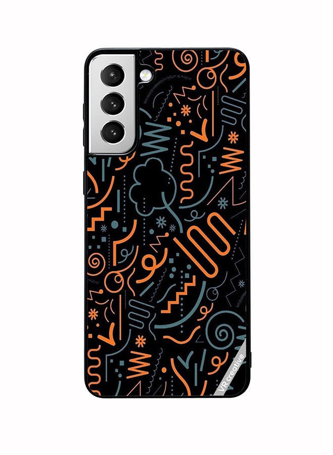 VR CREATIVE Protective Case Cover For Samsung Galaxy S22 Plus 5G Pop Art Design Multicolour - Image 1