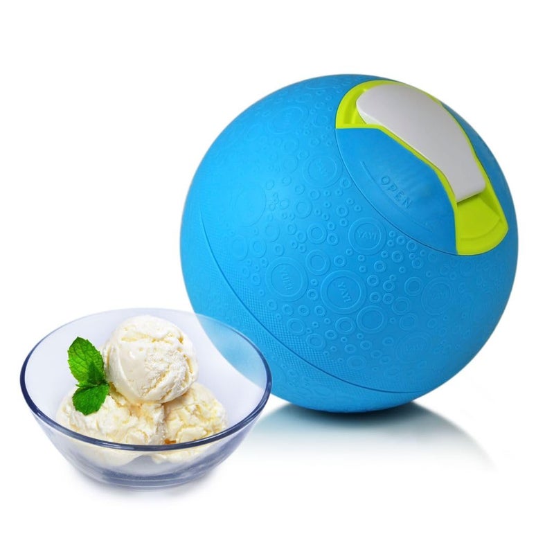 UCO YayLabs! SoftShell Ice Cream Ball Blue, Pint Size, blueberry - Image 1