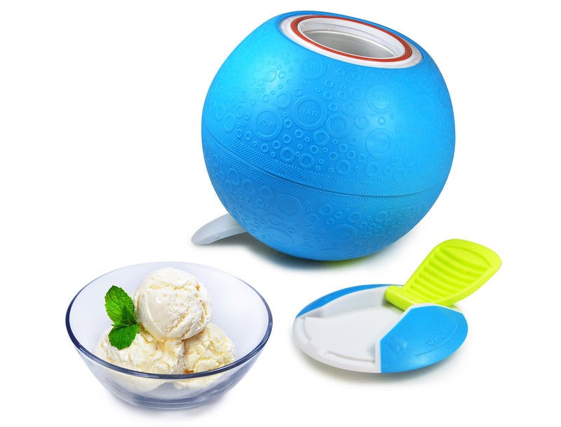 UCO YayLabs! SoftShell Ice Cream Ball Blue, Pint Size, blueberry - Image 2