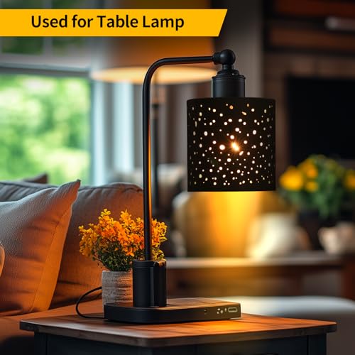 ALUCSET 2 Pack Small Metal Lamp Shades, Cylinder Metal Lamp Shade with 1-5/8" Fitter, Lampshade Replacement for Lighting Fixture, Chandelier, Table Lamps, Wall Lamp, Floor Lamp, Diameter 4.75 in Height 5 in - Image 5