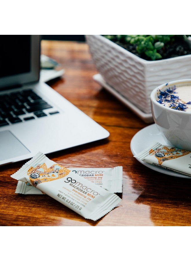 GoMacro MacroBar Mini Organic Vegan Snack Bars - Coconut + Almond Butter + Chocolate Chips (0.90 Ounce Bars, 24 Count) - Image 4