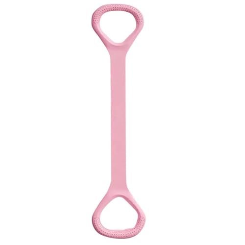ZHENAN 8-Shaped Fitness Resistance Bands - High Elastic Resistance Yoga Rope, Home Training Chest,Arm,Shoudler Back Expansion and Stretching Band, Yoga Pilates Fitness Band(1 Pack,Pink) - Image 1