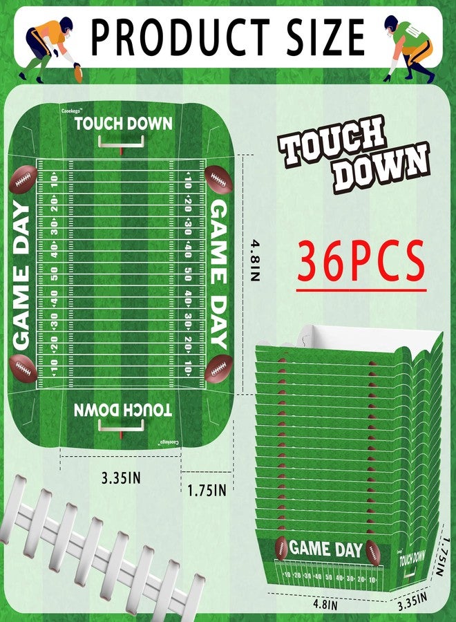 Animsco 36 Pcs Football Snack Bowl Party Supplies，Football Food Trays for Tailgate Football Birthday Party Dinner Sports Event Decorations - Image 4