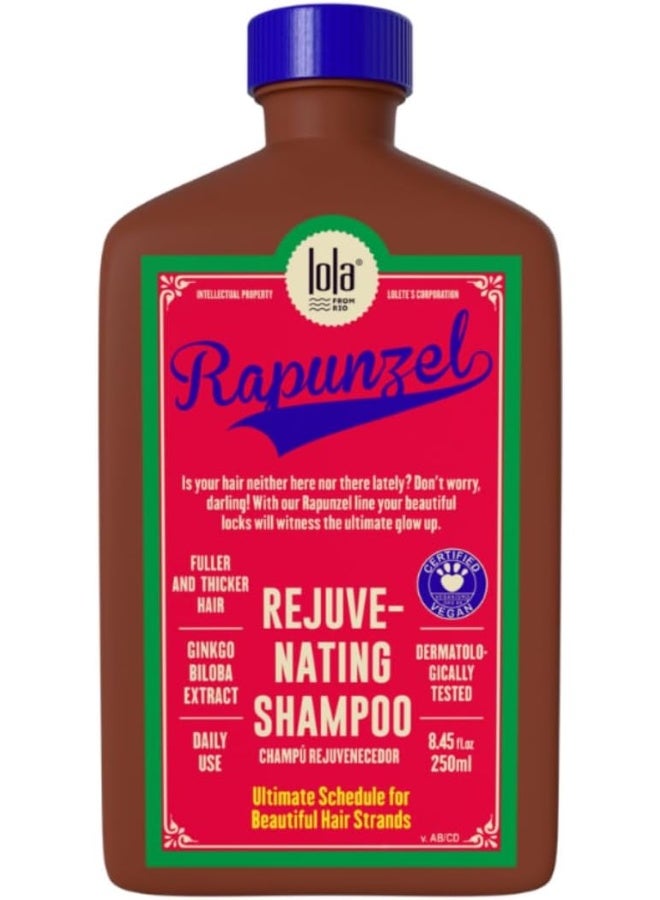 Lola from Rio شامبو متجدد لنمو الشعر مع الكافيين وجينكو بيلوبا - ينشط فروة الرأس، يقوي الخصل ويقلل من التكسر لشعر أكثر كثافة (250 مل) - Image 1