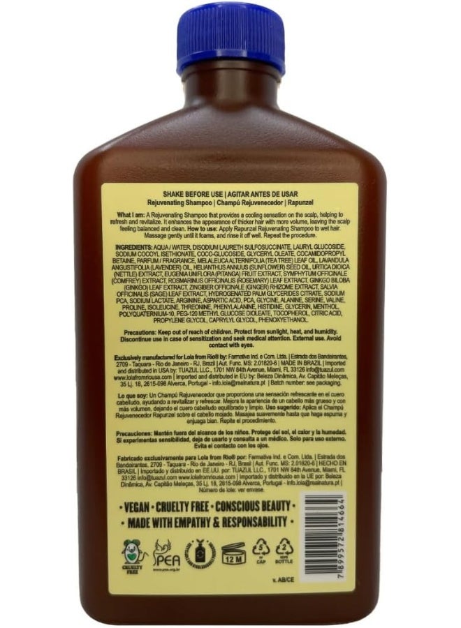 Lola from Rio شامبو متجدد لنمو الشعر مع الكافيين وجينكو بيلوبا - ينشط فروة الرأس، يقوي الخصل ويقلل من التكسر لشعر أكثر كثافة (250 مل) - Image 2