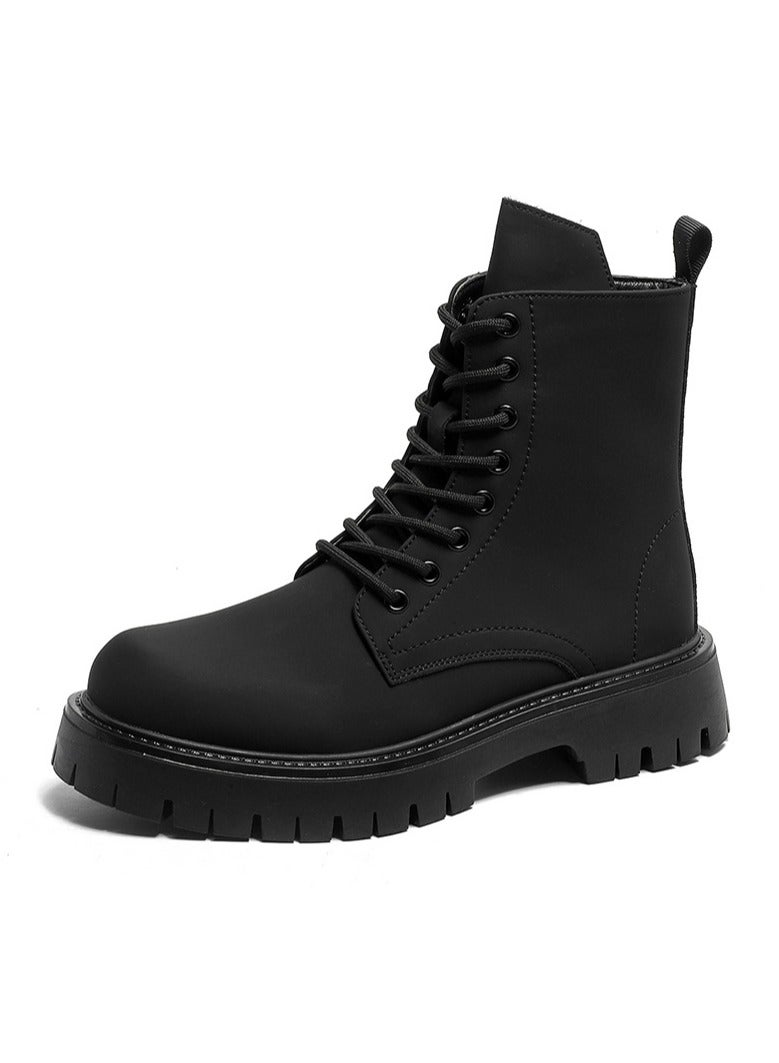 Warrior Trendy Retro High Cut Martin Boots - Image 1