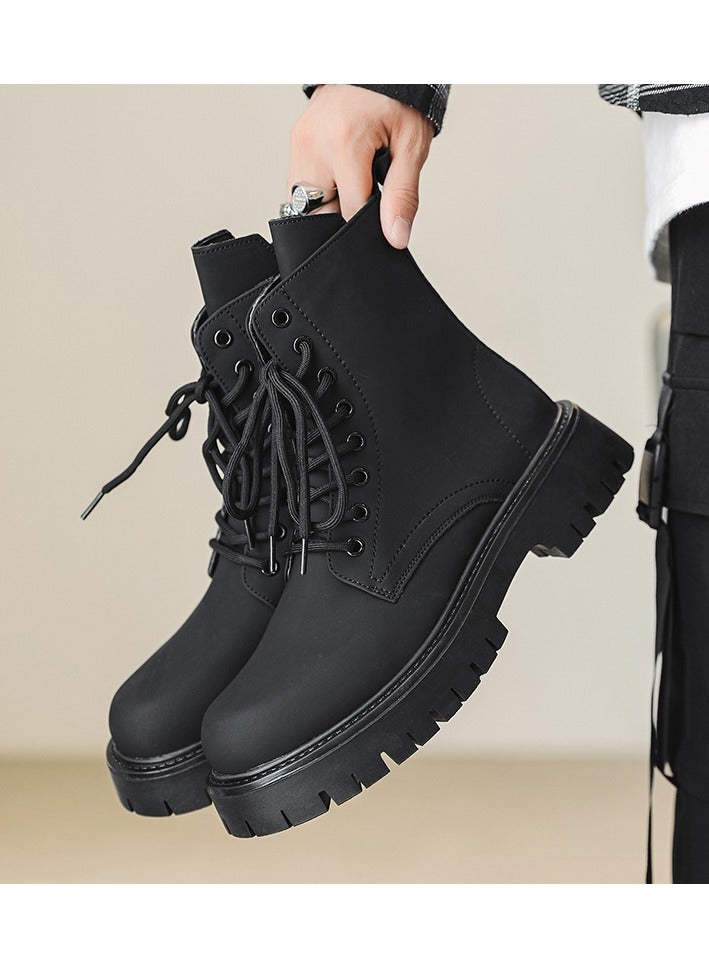 Warrior Trendy Retro High Cut Martin Boots - Image 3