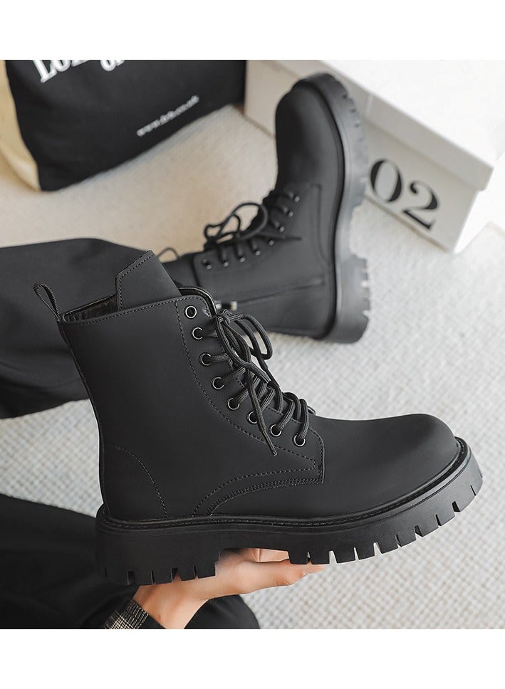 Warrior Trendy Retro High Cut Martin Boots - Image 4