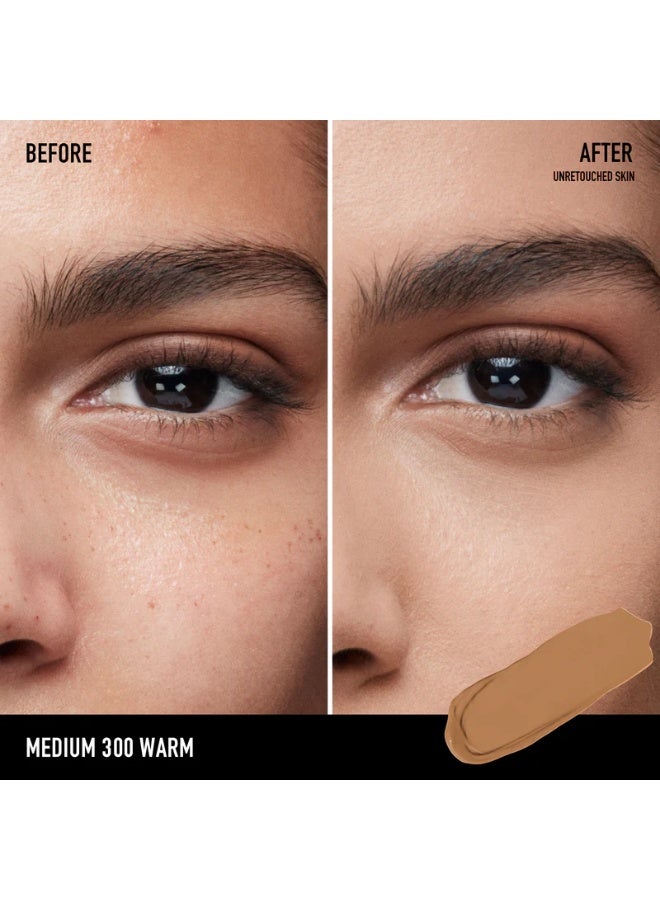 بير ماينرالز خافي عيوب البشرة غير اللامع بير مينيرالز باريبرو 16 ساعة وير، لون متوسط ​​300 دافئ، 7.5 مل - Image 3