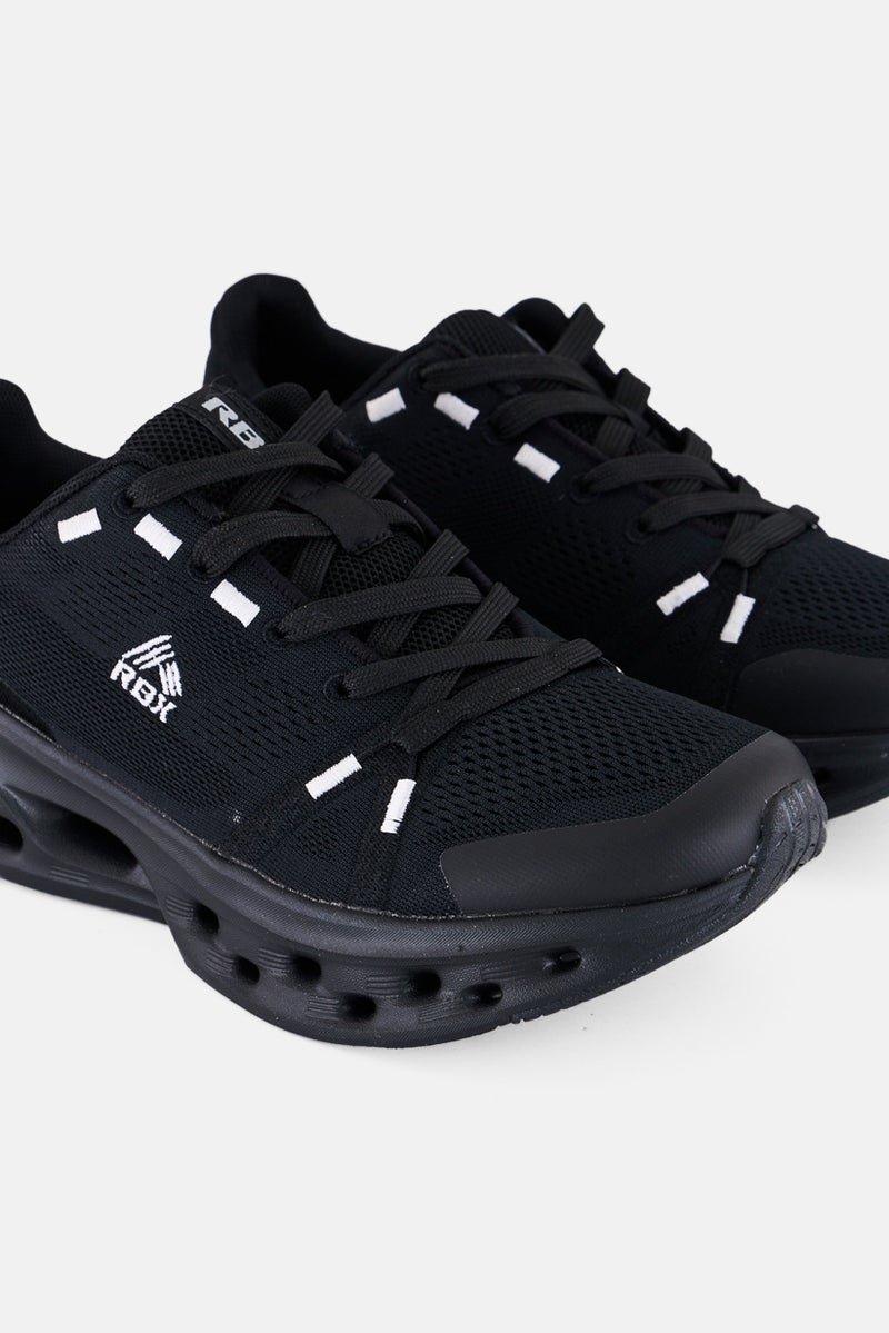 RBX Women Lace Up Outdoor Shoes, Black  - Image 3