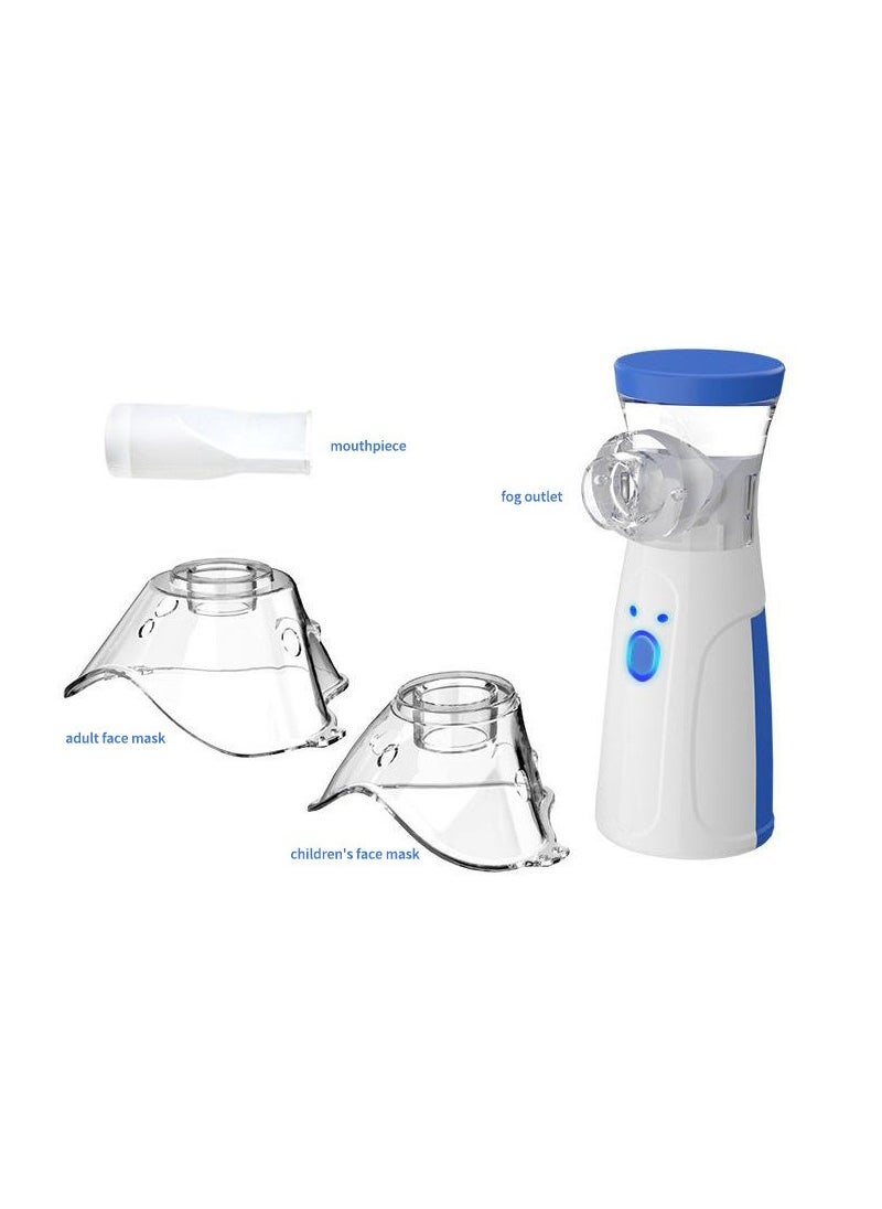 Generic USB Portable Steam Inhaler Atomizer, Used at Home Office Outdoor, Blue  - Image 2