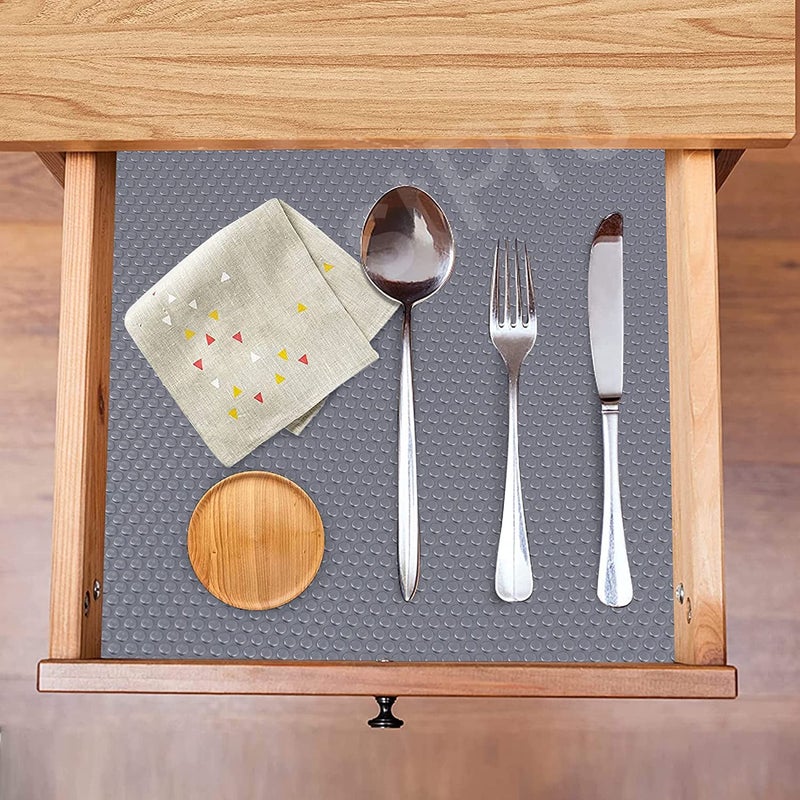 ElastPro EVA Mat, Anti Slip Mat/Sheet for Fridge, Kitchen, Drawer mat, Shelf Liner (Metallic Grey, 45 cm X 1.5 m) - Image 5