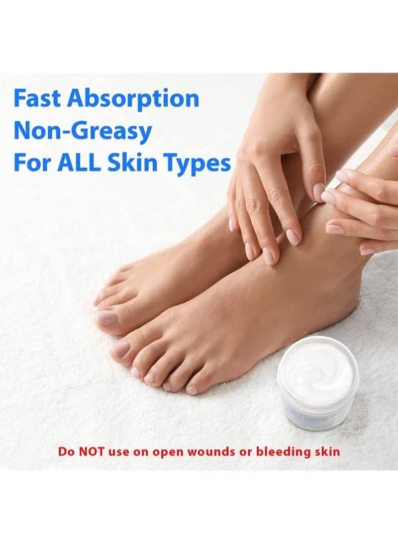 ISSUWEN Urea Cream 42% + Salicylic Acid 2%, Foot Cream for Dry Cracked Heels Knees Elbows Hands Repair Treatment, Foot Moisturizer Corn Callus Dead Skin Remover Toenail Softener for Foot Care - Image 3