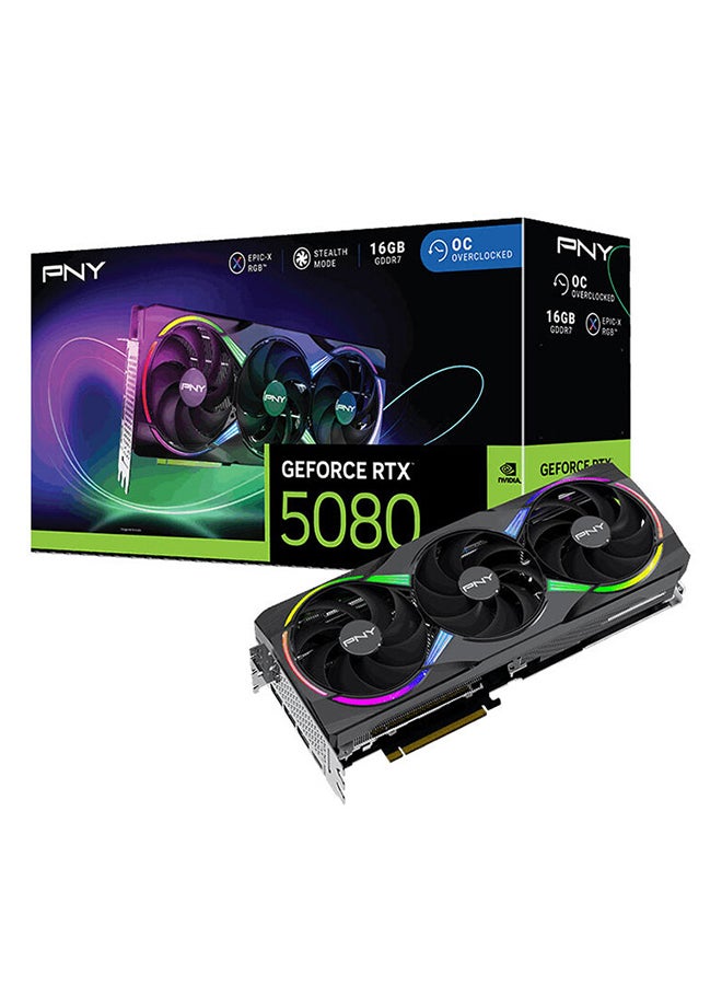 بي إن واي بطاقة الرسوميات NVIDIA GeForce RTX 5080 16GB GDDR7 OC EPIC-X RGB، DLSS 4 - Image 4