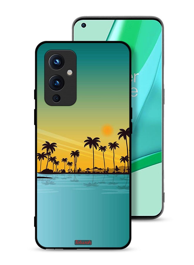 Tolwak OnePlus 9 5G Protective Case Cover Scenery Abstract Art - Image 1