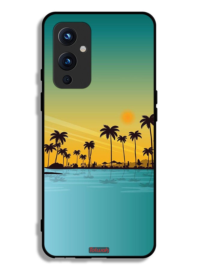 Tolwak OnePlus 9 5G Protective Case Cover Scenery Abstract Art - Image 2