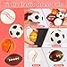 LiYiQ 28Pcs Valentines Day Gifts Cards with Basketball Soccer Football Baseball Stress Ball 236 Inch Sports Stress Balls Foam Bouncy Balls Ideal Valentine Gifts Classroom Exchange - Image 4