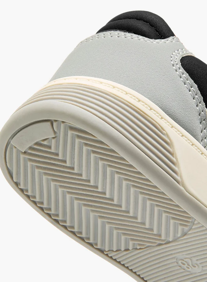 JUNIORS Panelled Sneakers with Hook and Loop Closure