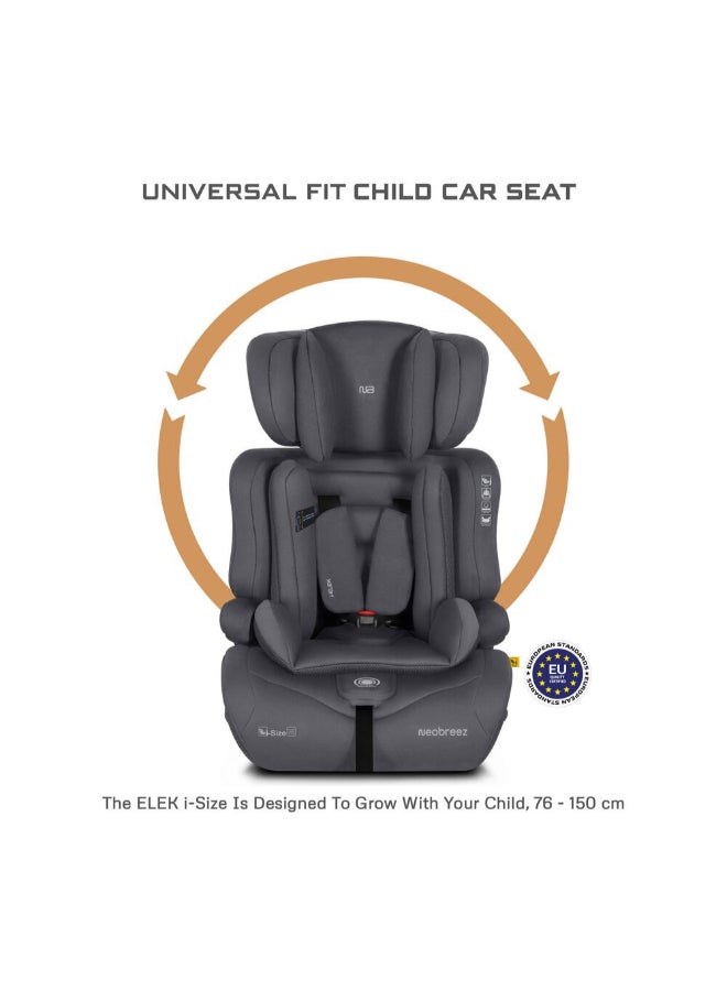 نيوبريز مقعد سيارة عالمي للأطفال  في ، معزز عالي الظهر، مسند رأس قابل للتعديل، حزام أمان  نقاط، حزام  نقاط، - كجم،  شهرًا -  سنة، المجموعة - Image 4