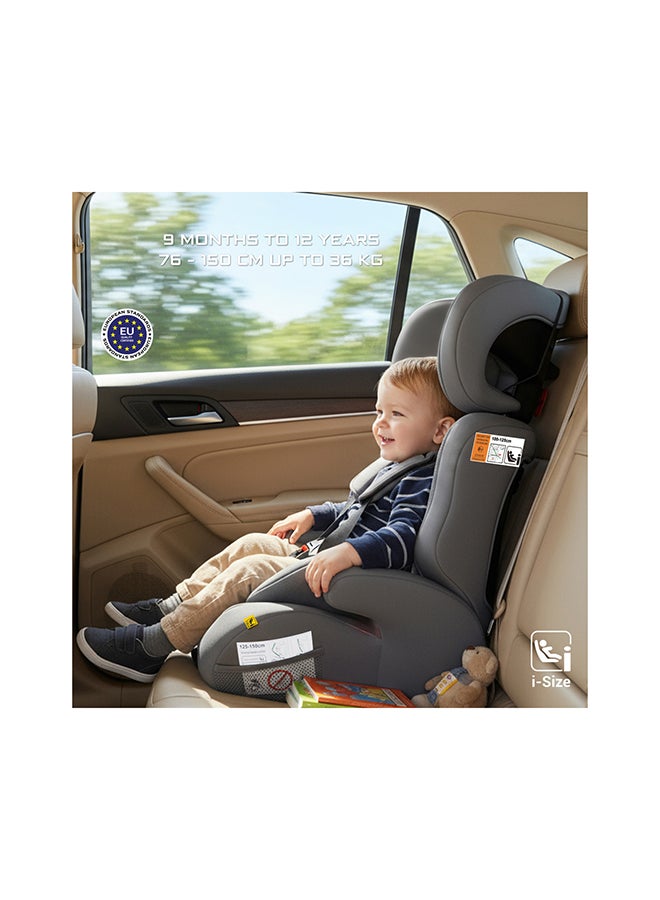 نيوبريز مقعد سيارة عالمي للأطفال  في ، معزز عالي الظهر، مسند رأس قابل للتعديل، حزام أمان  نقاط، حزام  نقاط، - كجم،  شهرًا -  سنة، المجموعة - Image 3