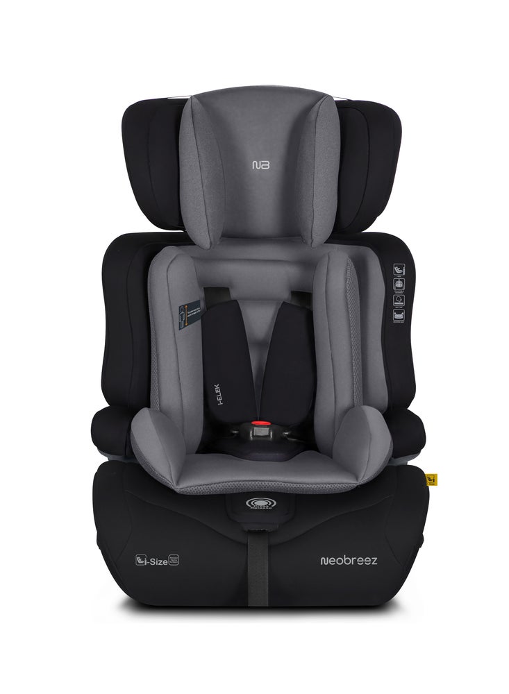 I-ELEK Universal Baby/Kids/Child/Toddler Safety 3-In-1 Car Seat, I-Size, ECER129, High Back Booster Car Seat, Adjustable Headrest, 3-Point Safety Belt, 5 Point Harness, 9-36 Kg, 15m-12Yrs, Group 1/2/3