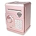 Yoego Kids Money Bank Electronic Piggy Banks Great Gift Toy for Kids Children Auto Scroll Paper Money Saving Box Password Coin BankPerfect Toy Gifts for Boys Girls Rose Gold - Image 4