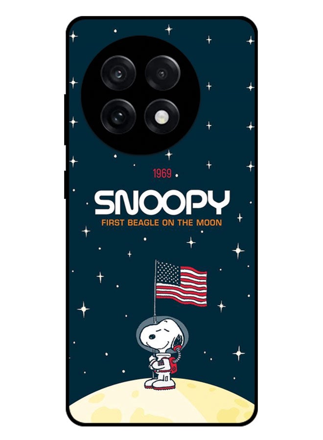 EYE CATCH Printed Protective Case Cover For OnePlus 13R  -  Snoopy First Beagle On The Moon - Image 1