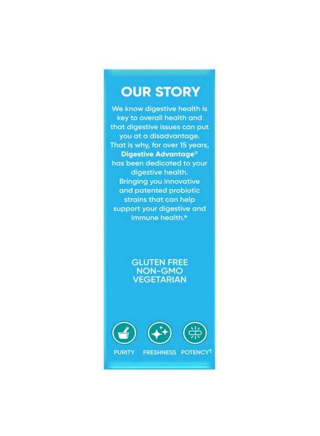 Digestive Advantage IBS Probiotics for Digestive Health & Intensive Bowel Support, for Women & Men with Digestive Enzymes, Support for Occasional Bloating & Gut Health, 96ct Capsules (2) - Image 3