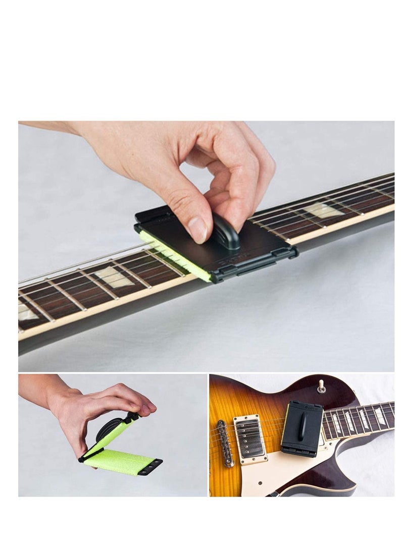 null - Guitar String Cleaner, Electric Bass Guitar Fretboard,String Cleaner, Guitar Fingerboard String Cleaner Maintaining Tool String Cleaner Maintenance Care for Guitar/Bass/Mandolin/Ukulele - Image 1