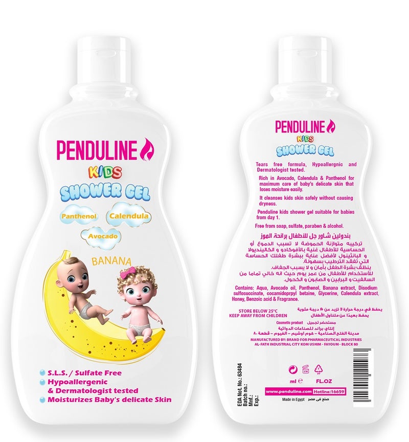 Penduline Kids Shower Gel Banana | 65 Ml | Sulfate Paraben Free |Cleansing and moisturizing - Image 3