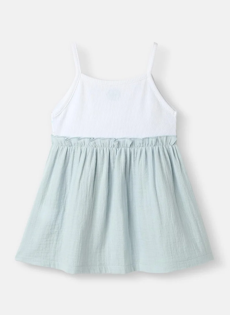 نوتيناتي Girls’ Cotton Frock |All Over Printed Dress| Knit and Woven | 3-24 Months