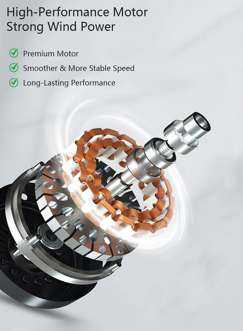 Outdoor Wide Brim Sun Hat with 2 Solar Fan Sun Bucket Hat for Men Women UPF 50+ Bucket Fishing & Beach Hat with Fan Built in - Image 3