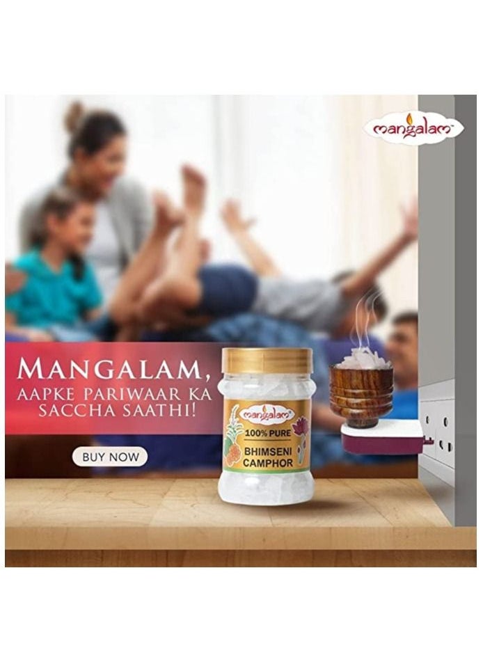 Mangalam MANGALAM Bhimseni Camphor Chunk 50G Jar   Pack Of 1  - Image 4