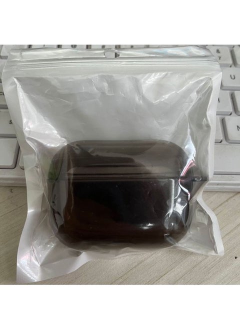 Suitable For Airpods Protective Apple Case Pro2 Transparent Headphone Case 3/4 Generation Headphone Case 5th Generation Tpu Material-Color:Transparent Black Soft Shell + Pearlescent Bag-Model:airpods Pro (with Hanging Ears)