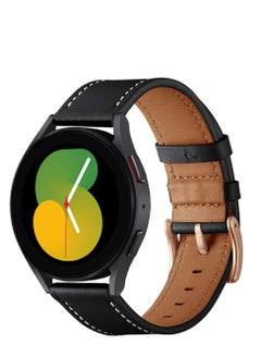 Y&D Leather Bands Compatible with Samsung Galaxy Watch 5 pro Band 45mm 40mm 44mm 4  - Image 2
